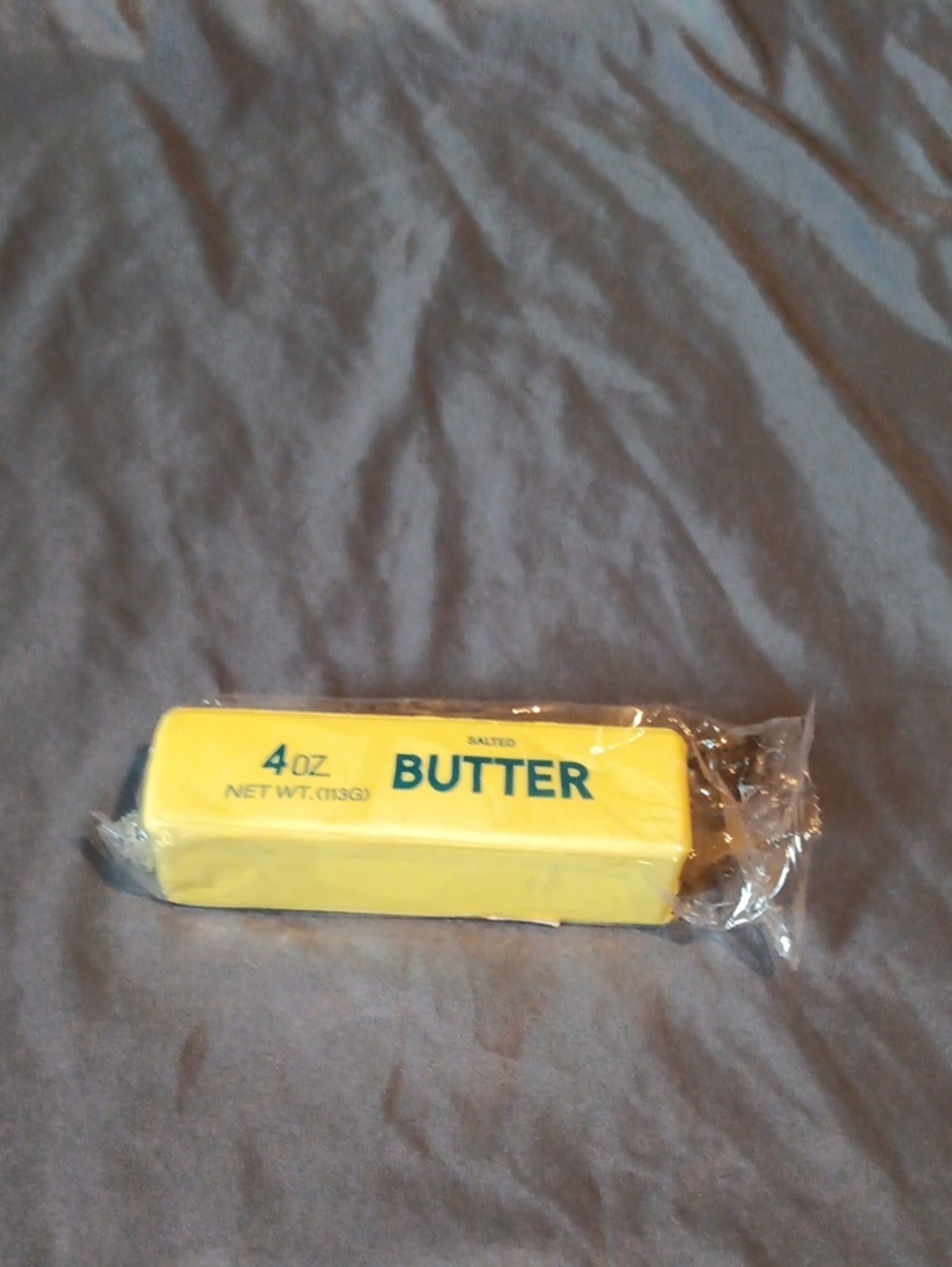 NEW IN PACKAGE Squishy Salted Butter Stick - Yellow Packaging